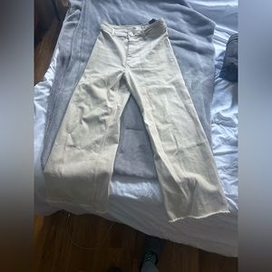 Marine straight Zara pants! Off white.